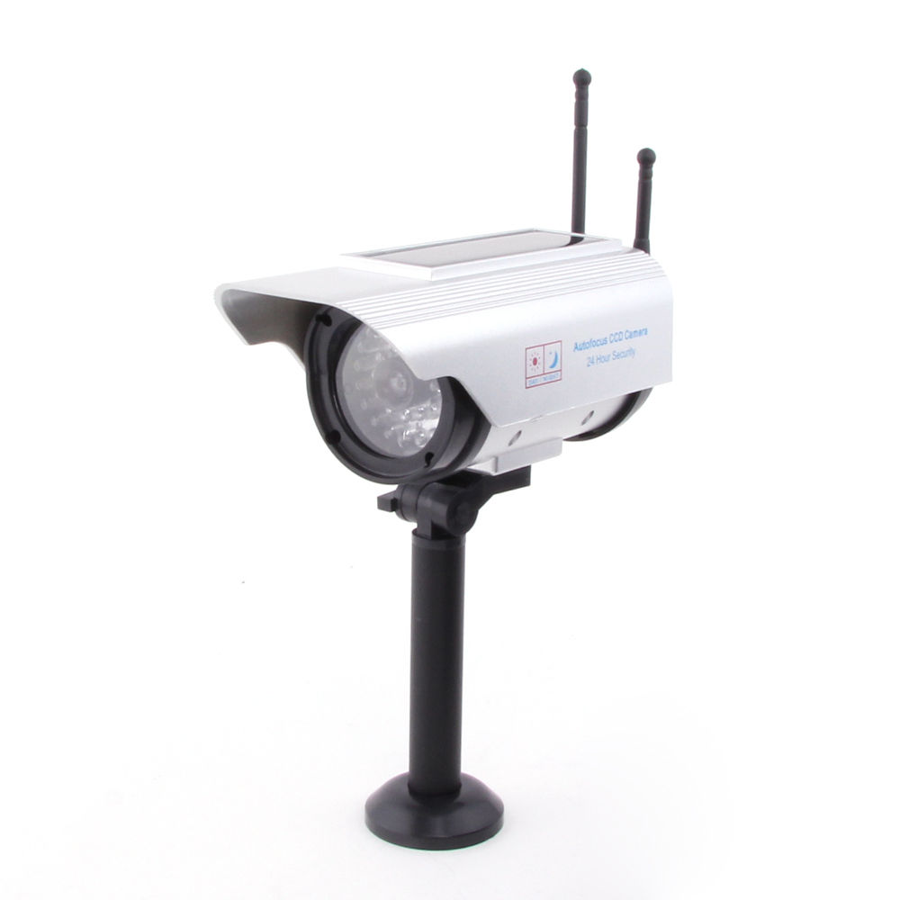 AL 1017_2 - CCTV palsu Outdoor silver + antenna