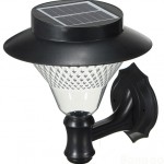 Lampu Dinding Tenaga Surya Model Klasik 8 LED 80 Lumen - LD 1008