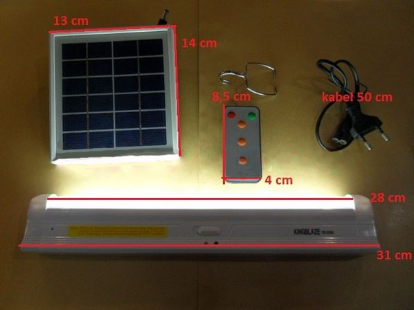 LD 1013 - Lampu Neon 31 cm AC-DC 210 lumens