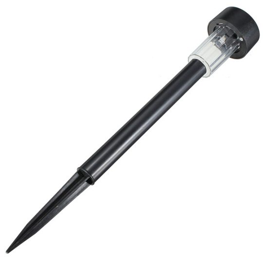 LT 1005_5 Lampu Taman Tancap Hitam Stainless 1 LED 35 cm