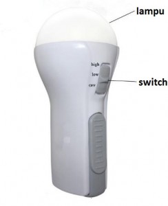 Lampu Senter Tenaga Surya, AL 1050_6