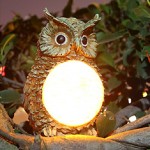 Lampu Taman Tenaga Surya Model Burung Hantu - LT 1042