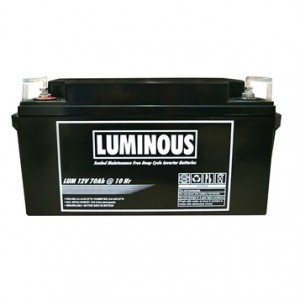 luminous vrla battery 70ah 12v, 70Ah