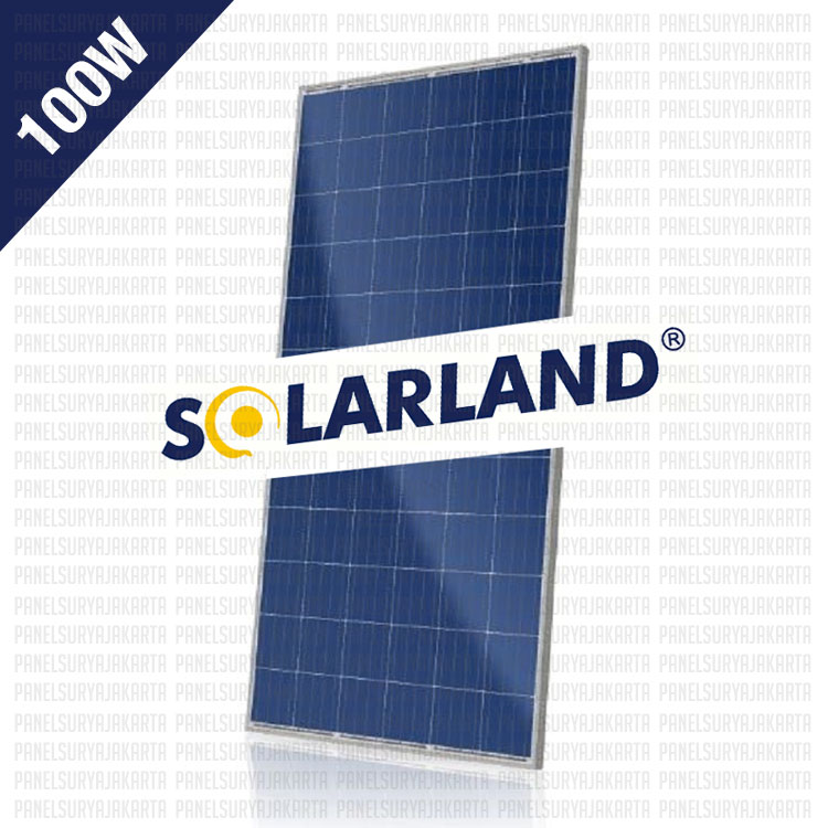 Panel Surya 100Wp Polycrystalline, Solar Cell 100Wp, Solarland