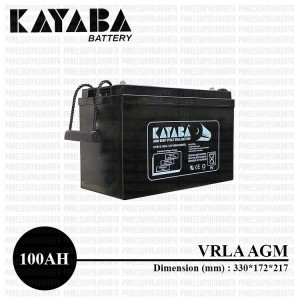 Baterai Panel Surya, Baterai 12V, Baterai VRLA kayaba 100Ah 12V, battery VRLA AGM, battery vrla, aki vrla, baterai vrla, baterai vrla kayaba, vrla agm