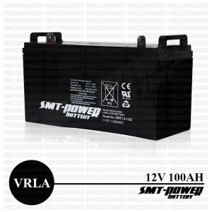 Baterai Panel Surya, Baterai 12V, Baterai VRLA smt 100Ah 12V, battery VRLA AGM, battery vrla, aki vrla, baterai vrla, baterai vrla smt power, vrla agm