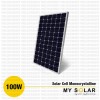 Jual Solar Cell 100 Wp Monocrystalline