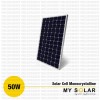Jual Solar Cell 50 Wp Monocrystalline