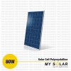 Jual Solar Cell 80 WP Polycrystalline