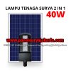 PJU Tenaga Surya Two In One 40 Watt | Pju Solar Cell 2 in 1 40 Watt